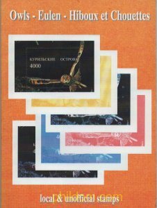 Philatelic Literature - Owls local & unofficial stamps - booklet by D L Bekker 1997