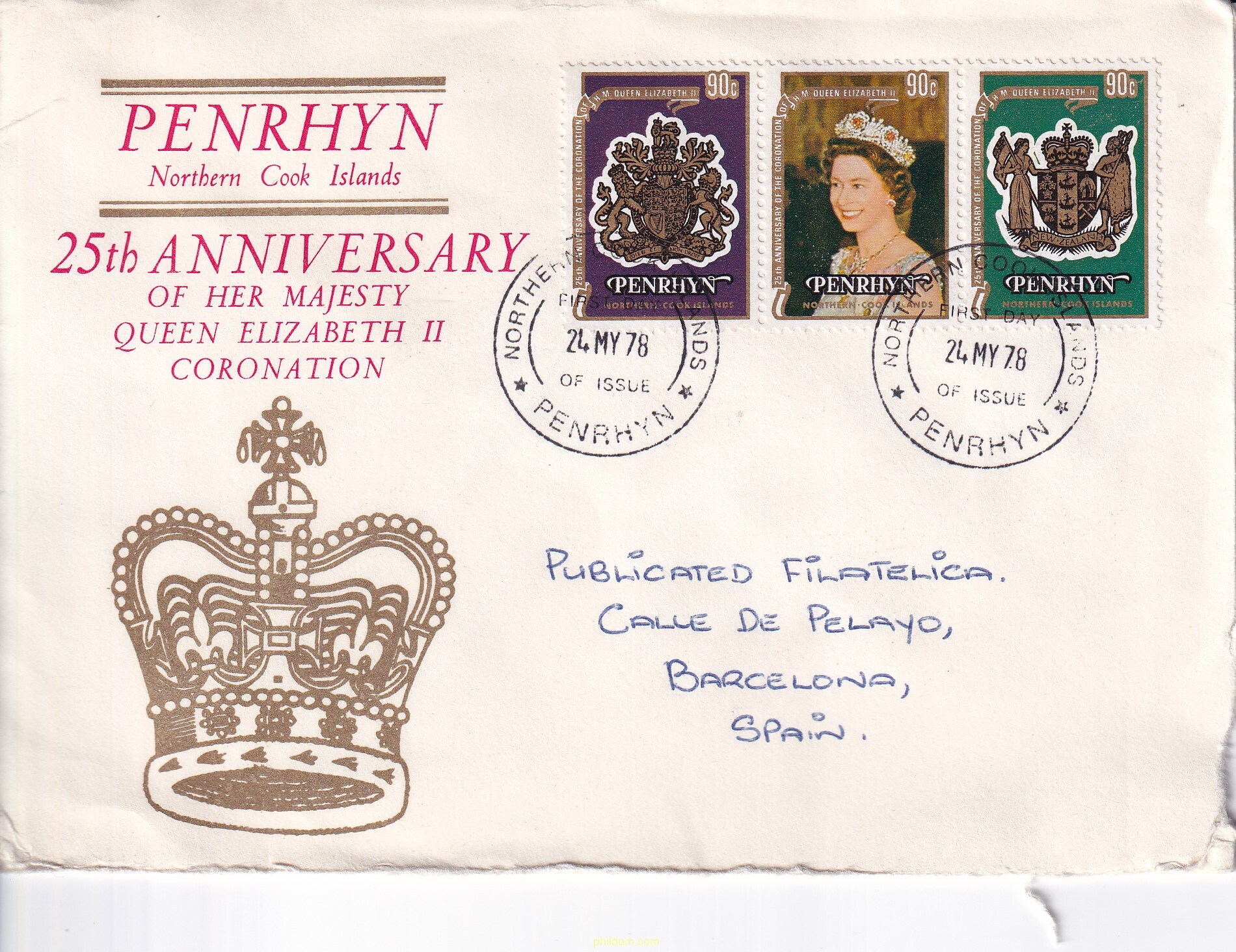 25 ANIVERSARIO DE LA CORONACION DE ISABEL II