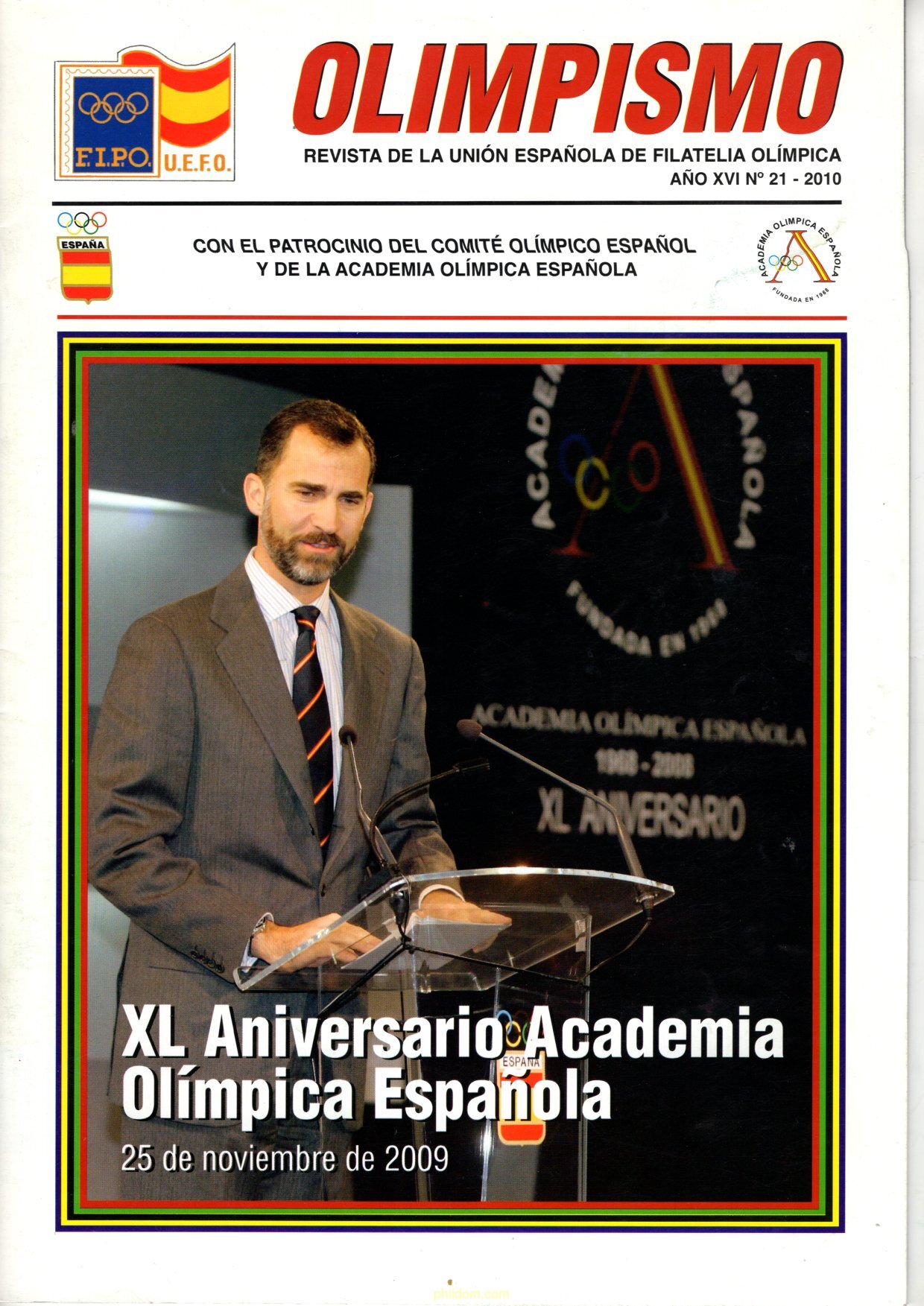 olimpismo revista de la unión española de filatelia olímpica 2010