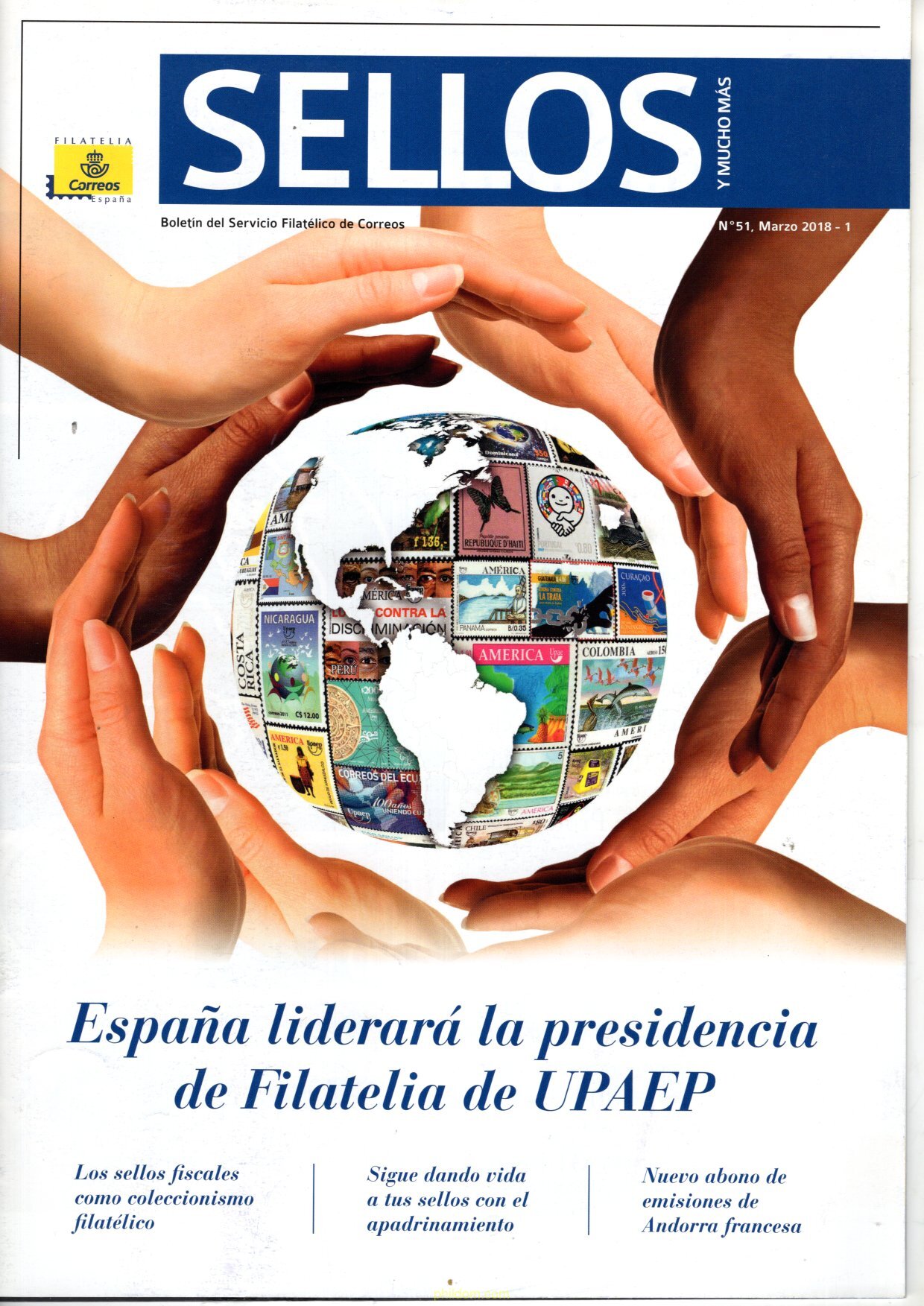 Revista del servicio filatelico de correos 2018 (Numero 1,2,3)