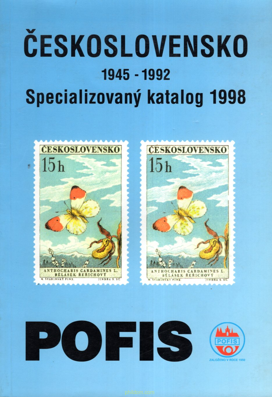 ČESKOSLOVENSKO 1945-1992 Špecializovaný katalóg 1998
