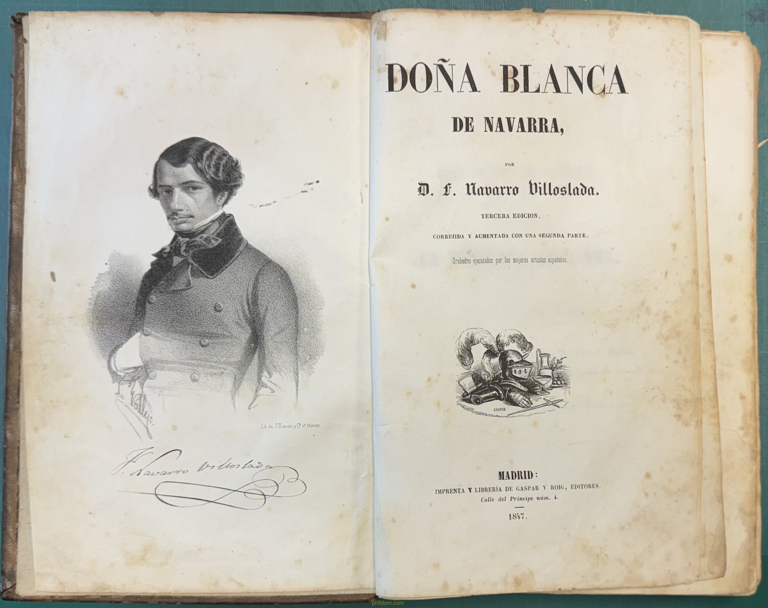 DOÑA BLANCA DE NAVARRA D.F. NAVARRO VILLOSLADA