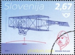 PIONEROS DE LA AVIACIóN ESLOVENA - EDVARD RUSJAN