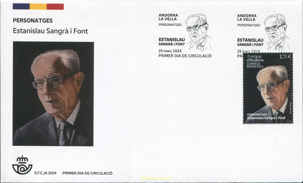PERSONAJES. ESTANISLAU SANGRÀ I FONT.