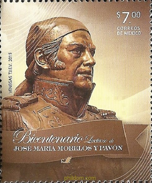 BICENTENARIO DE LA MUERTE DE JOSE MARIA MORELOS (1765-1815)