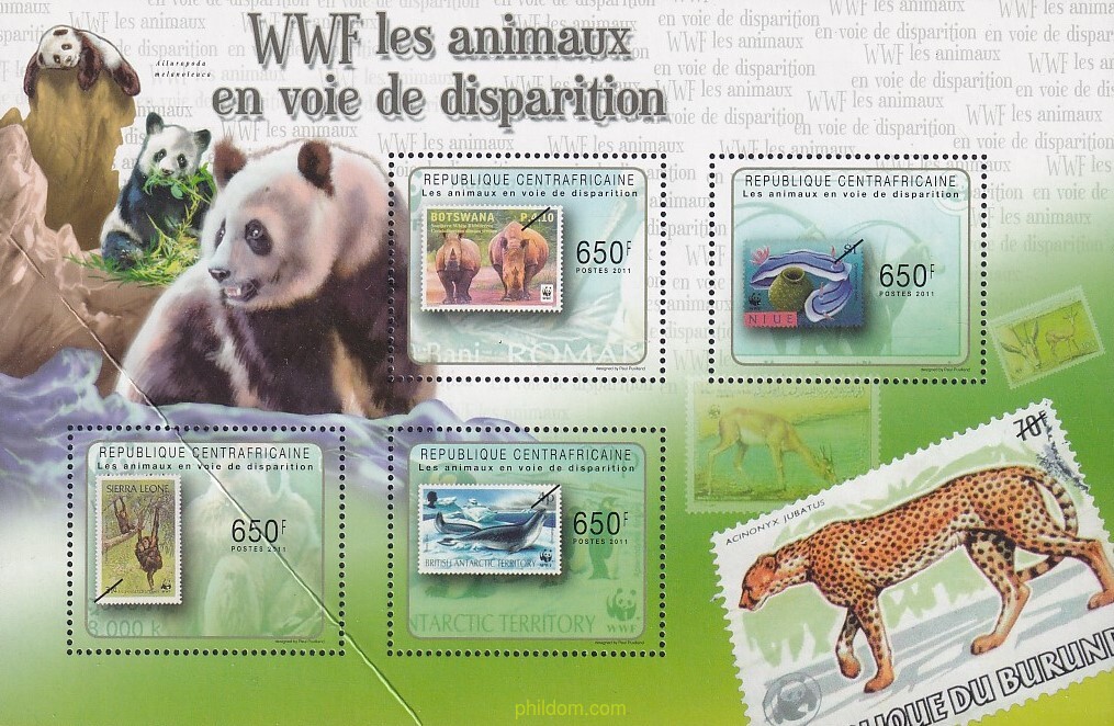 SELLOS DE ANIMALES EN VIAS DE EXTINCION