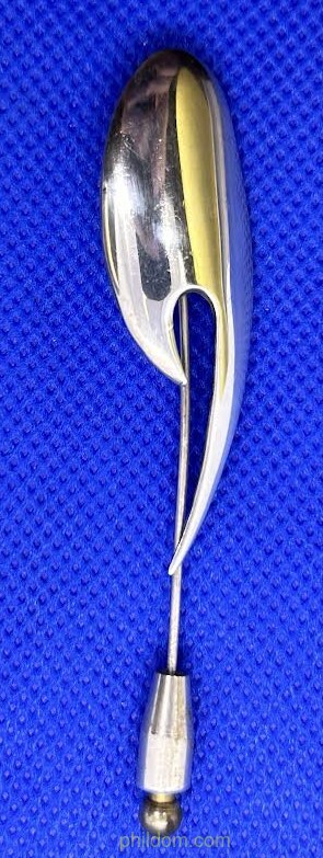 ANTIGUO BROCHE AGUJA MODERNISTA Peso: 6,4 gramos