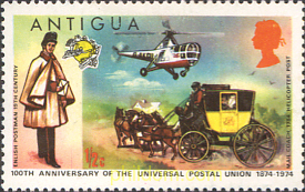 CENTENARIO DE LA UNION POSTAL UNIVERSAL