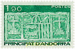 ESCUDO ANTIGUO DE ANDORRA