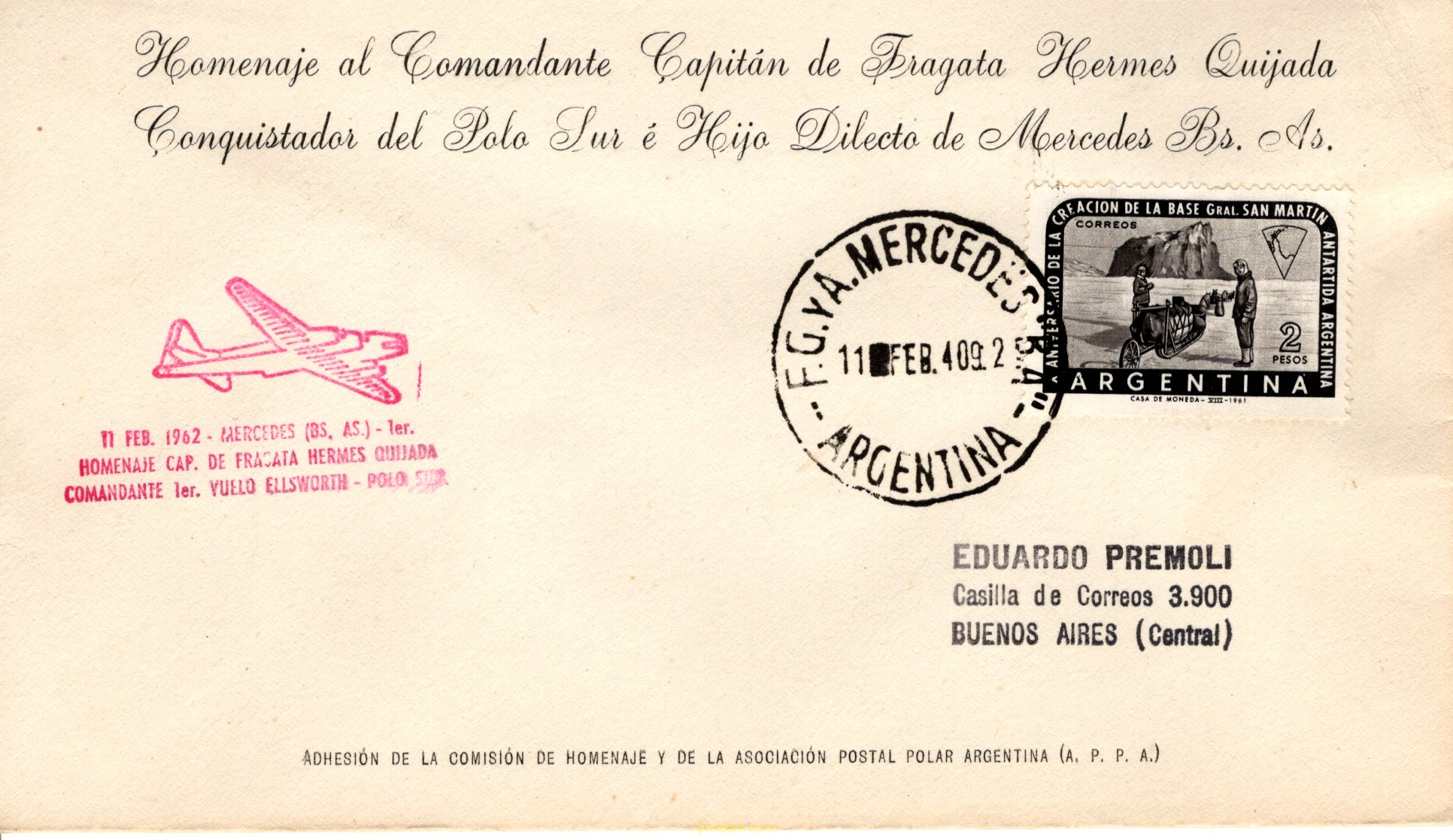 10 ANIVERSARIO DE LA BASE GENERAL SAN MARTIN EN LA ANTARTIDA