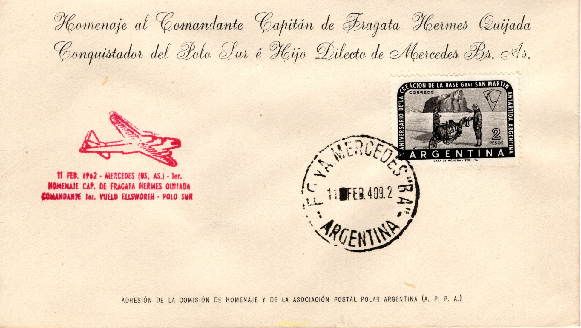10 ANIVERSARIO DE LA BASE GENERAL SAN MARTIN EN LA ANTARTIDA