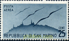 AVIONES SOBREVOLANDO SAN MARINO