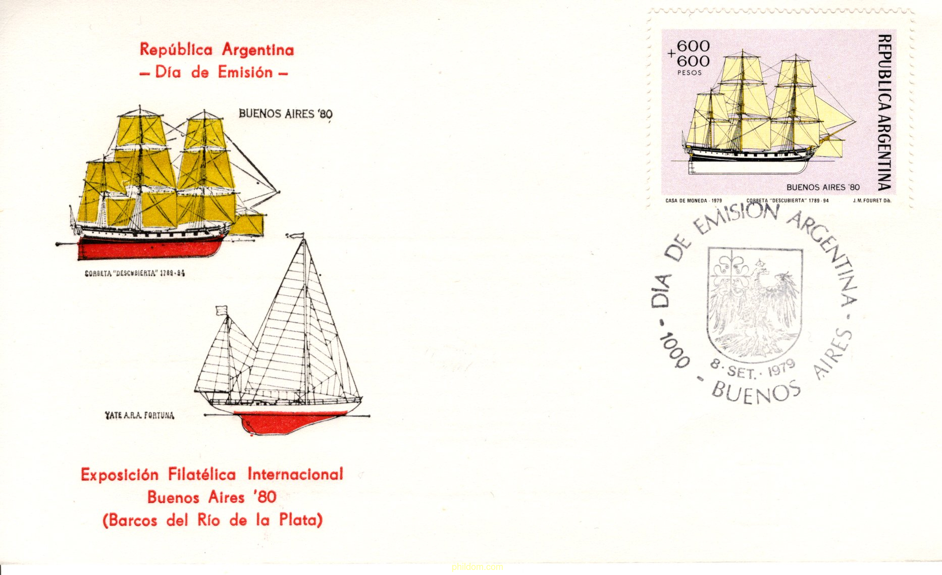 BUENOS AIRES 80. EXPOSICION FILATELICA INTERNACIONAL