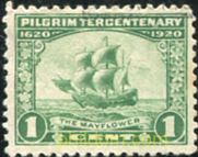 TRICENTENARIO DE LA LLEGADA DE MAYFLOWER EN AMERICA