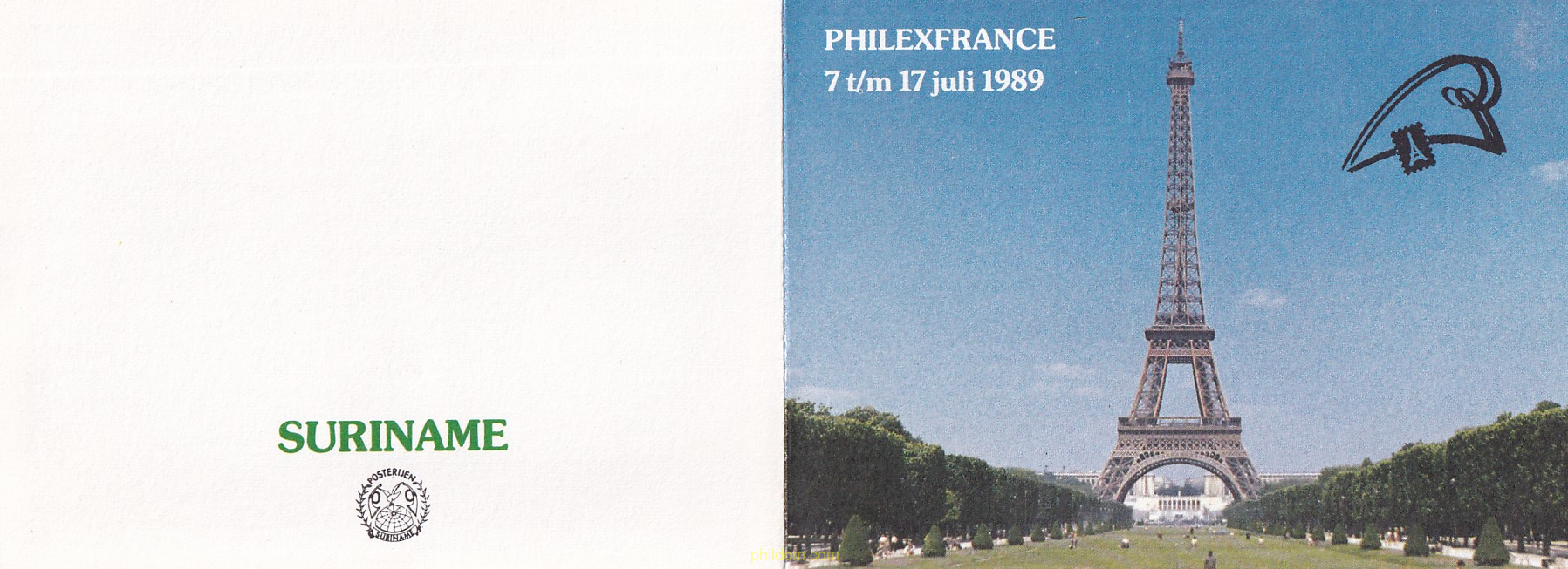 PHILEXFRANCE 89. EXPOSICION FILATELICA INTERNACIONAL