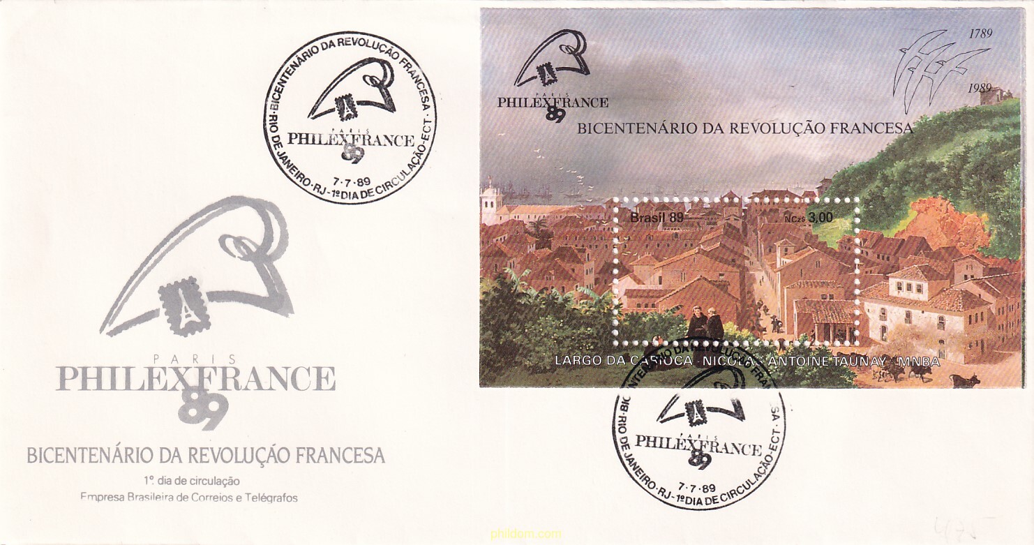 PHILEXFRANCE 89. BICENTENARIO DE LA REVOLUCION FRANCESA