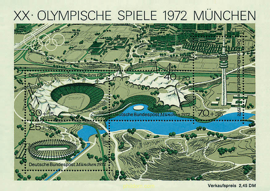 20 JUEGOS OLIMPICOS VERANO MUNICH 1972