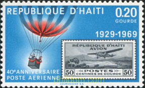 40 ANIVERSARIO DEL CORREO AEREO (1969)
