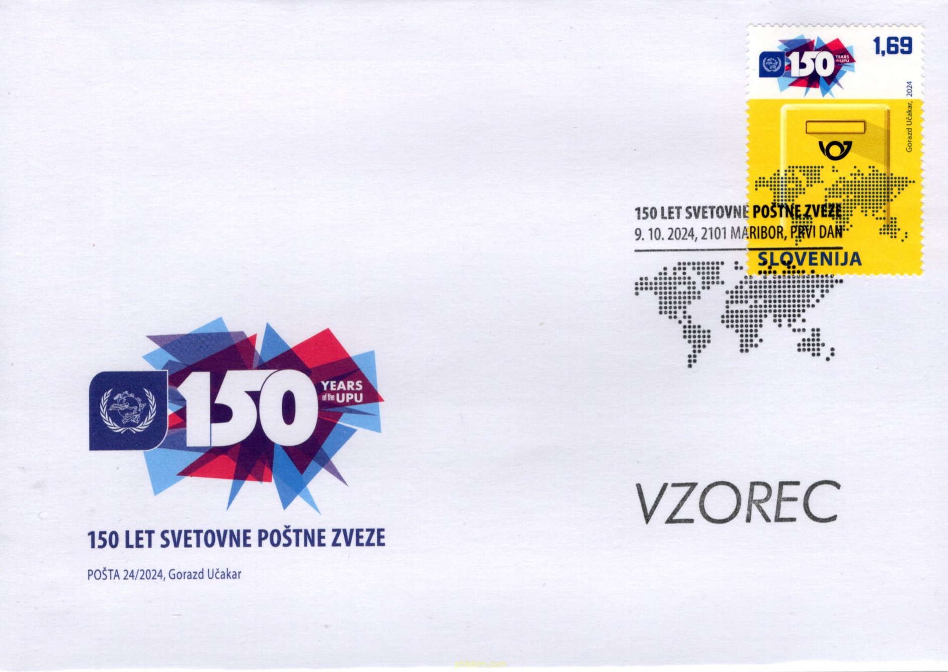 150 AñOS DE LA UNIóN POSTAL UNIVERSAL