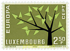 EUROPA CEPT. ARBOL CON 19 HOJAS