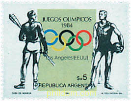 23 JUEGOS OLIMPICOS VERANO LOS ANGELES 1984