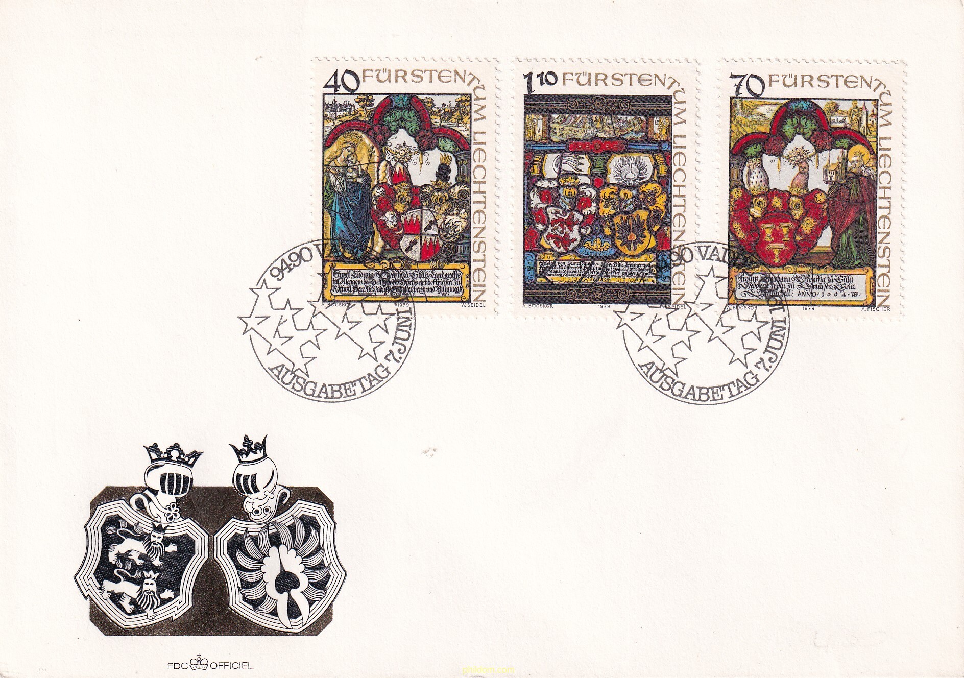 VIDRIERAS HERALDICAS DEL MUSEO NACIONAL DE LIECHTENSTEIN