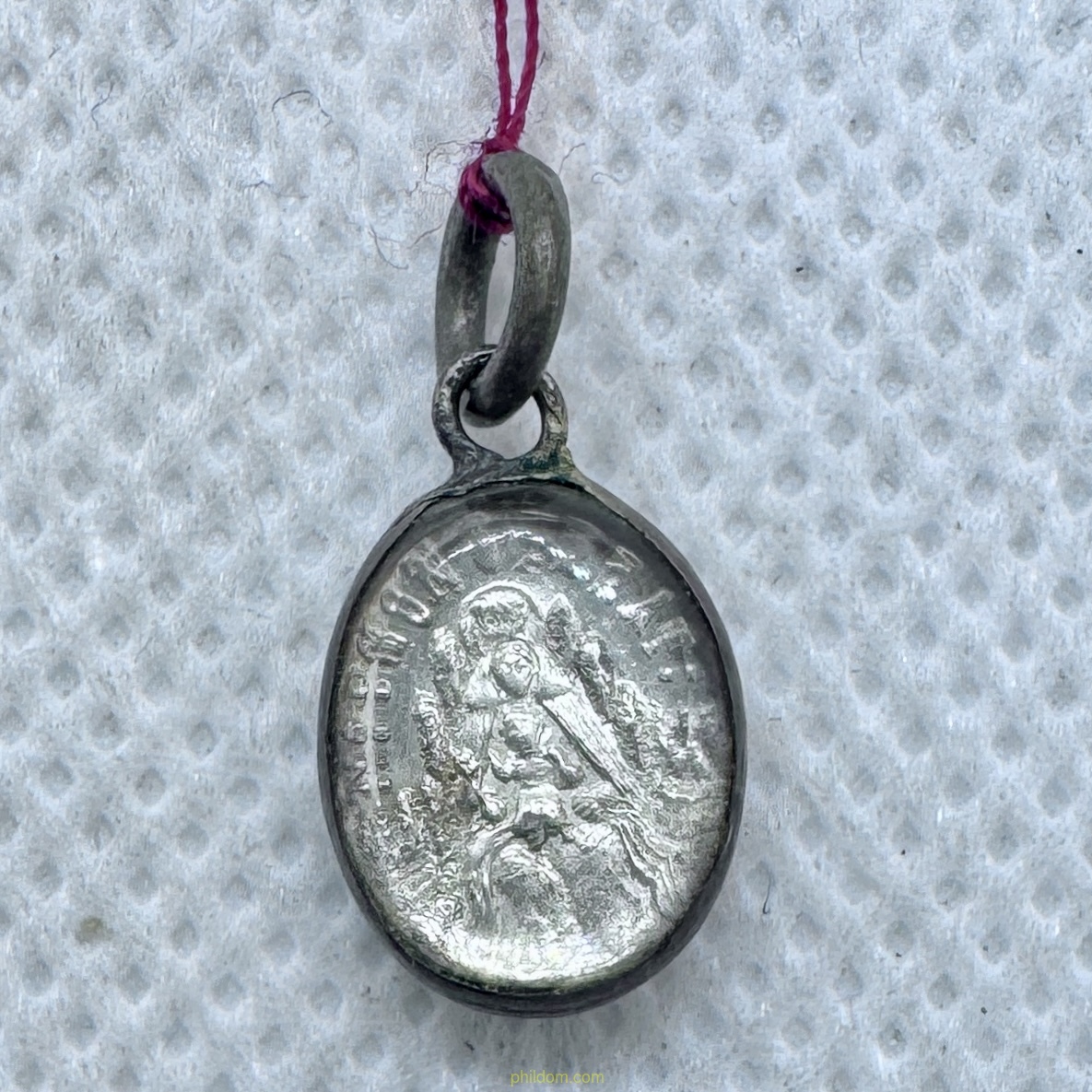 MEDALLA MONTSERRAT S.XIX PLATA NEOCLASICA MUY RARA