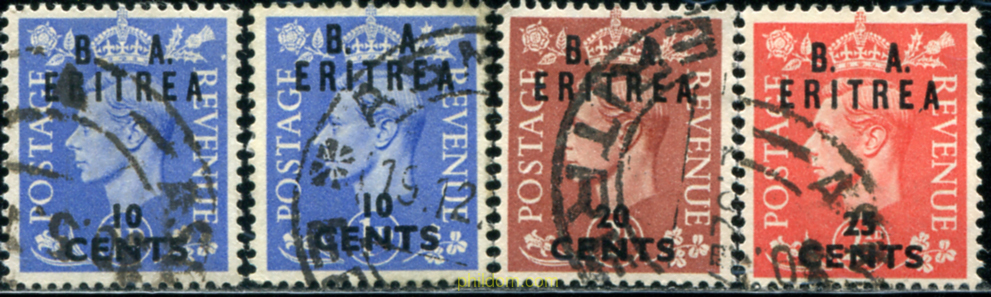 ERITREA ITALIANA OCUPACION BRITANICA