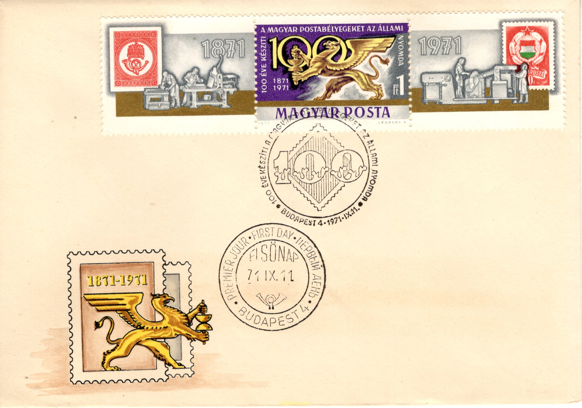 CENTENARIO DEL SELLO HUNGARO