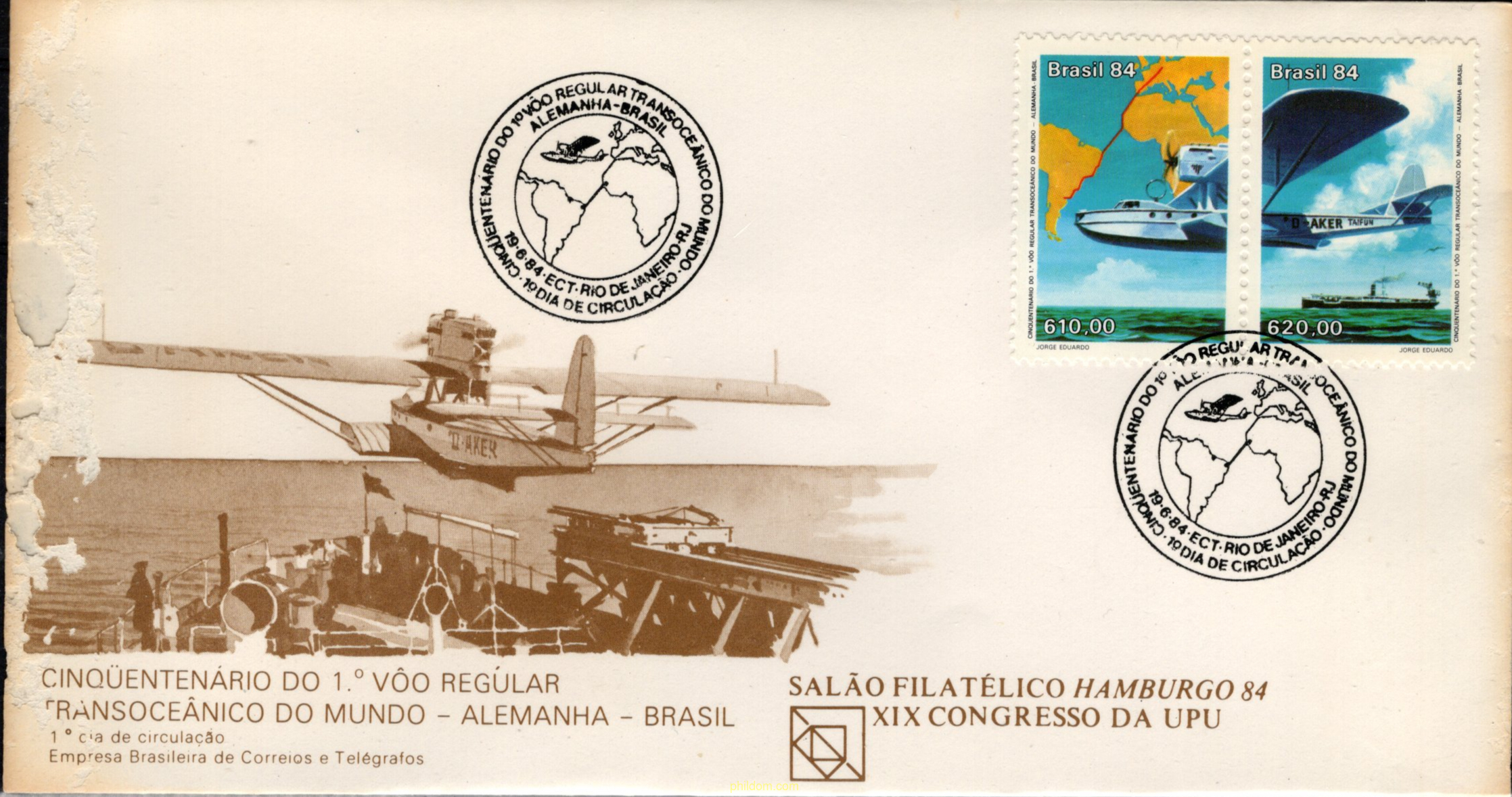 50 ANIVERSARIO DE LA LINEA TRASOCEANICA ALEMANIA-BRASIL