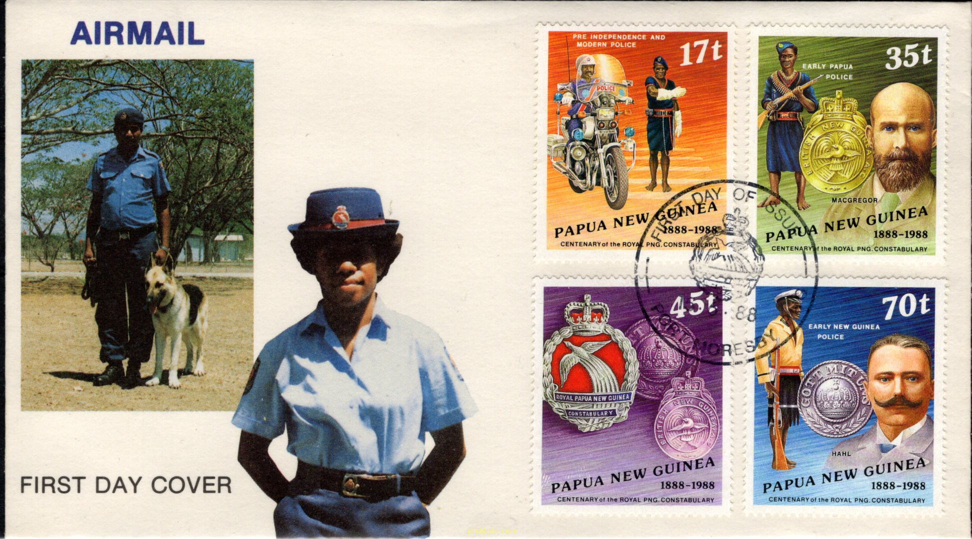 CENTENARIO DE LA POLICIA REAL DE PAPUA Y NUEVA GUINEA