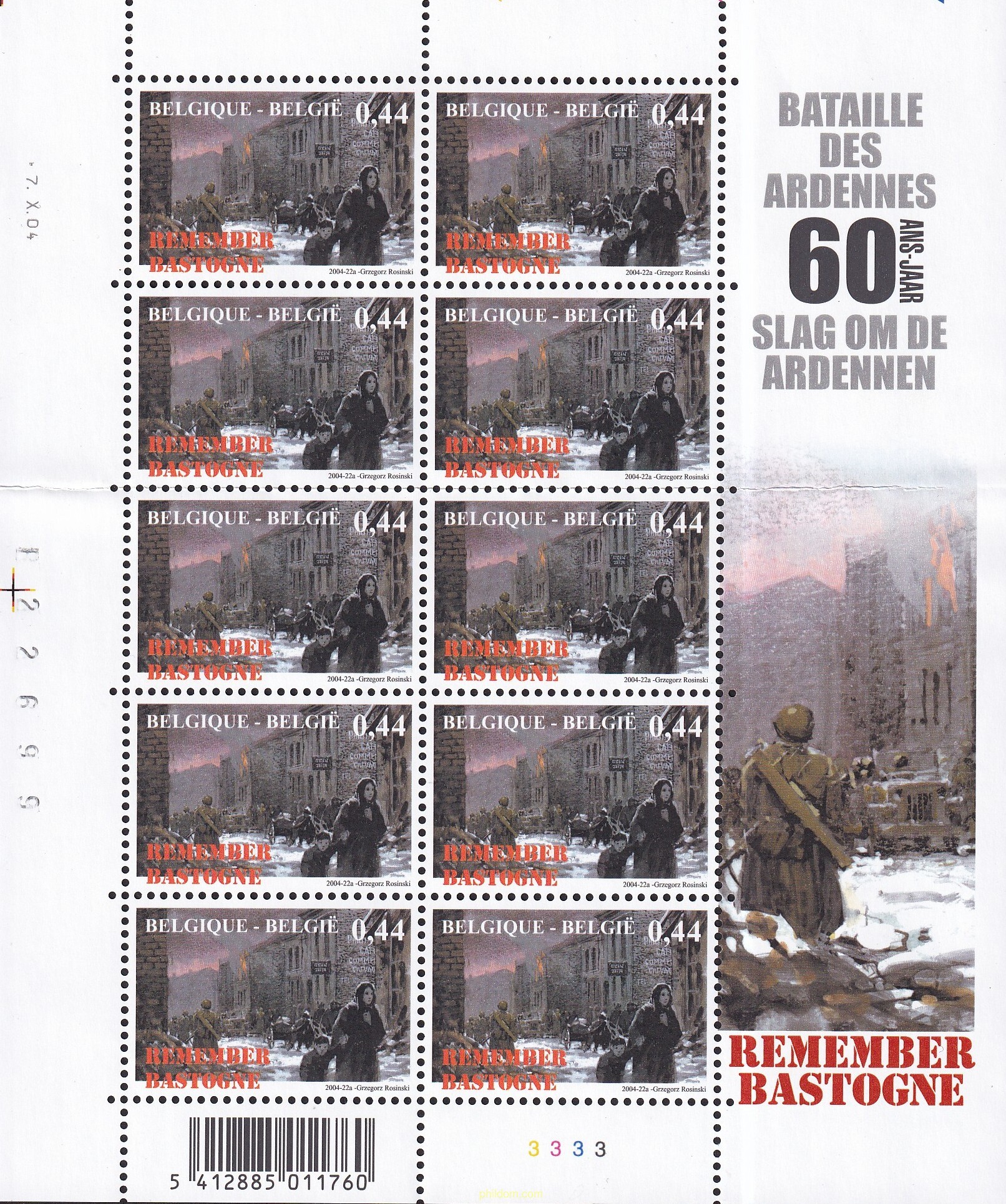 60 ANIVERSARIO DE LA BATALLA DE LAS ARDENAS