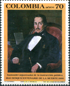 150 ANIVERSARIO DE LA MUERTE DEL GENERAL SANTANDER.