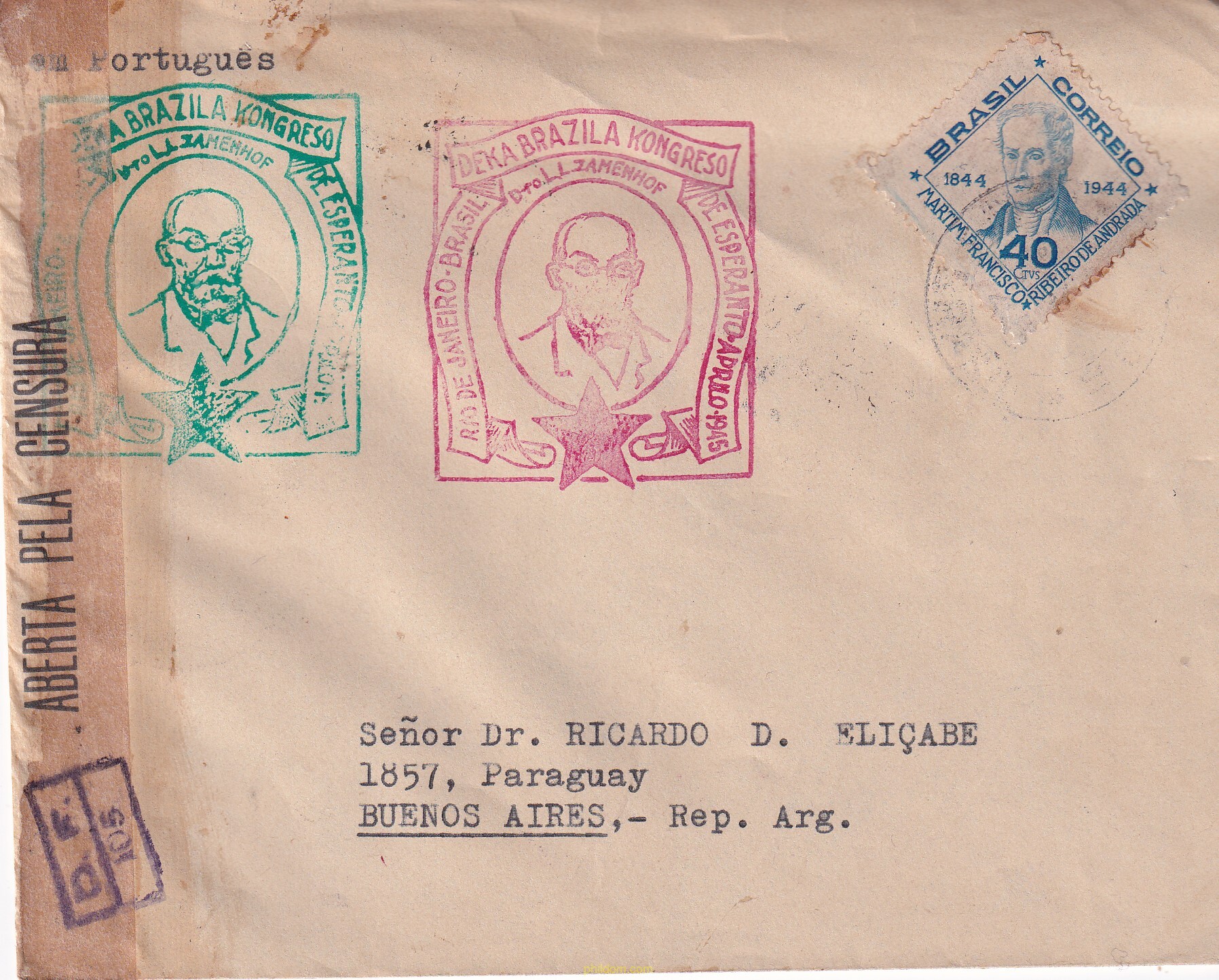 CENTENARIO DE LA MUERTE DE RIBEIRO DE ANDRADE
