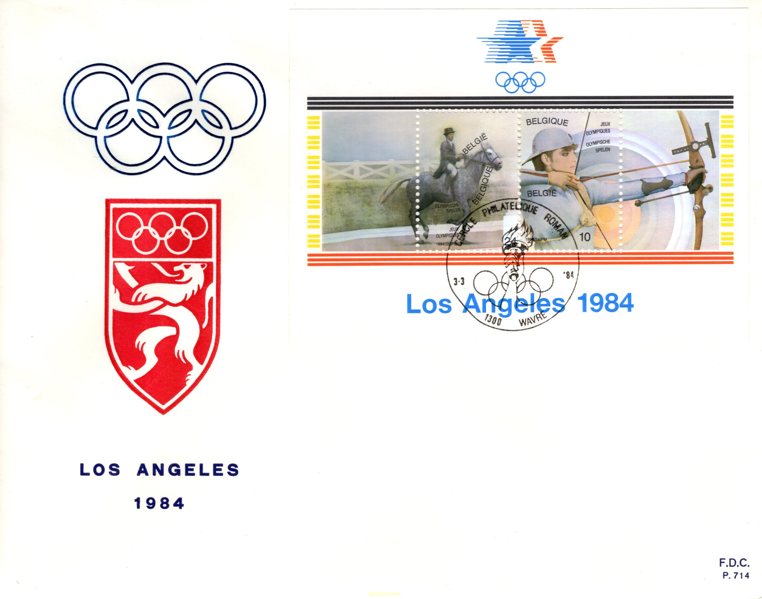 23 JUEGOS OLIMPICOS VERANO LOS ANGELES 1984