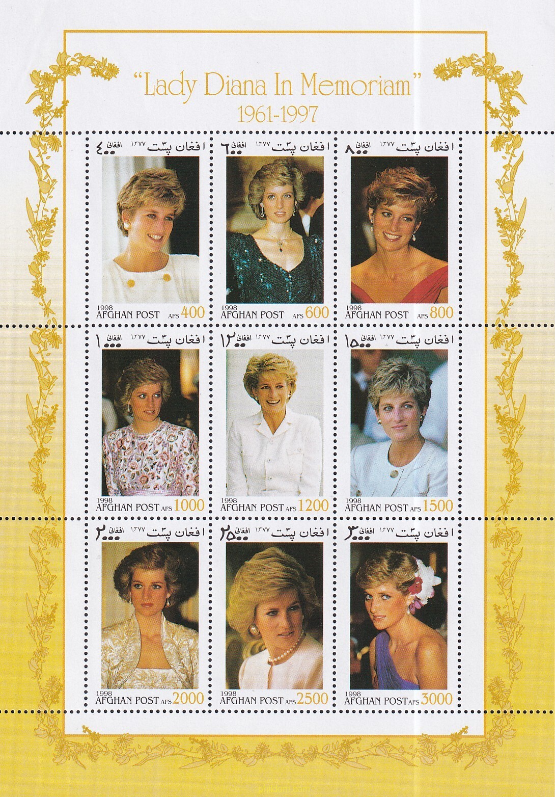 EN MEMORIA DE DIANA DE GALES 1961-1997