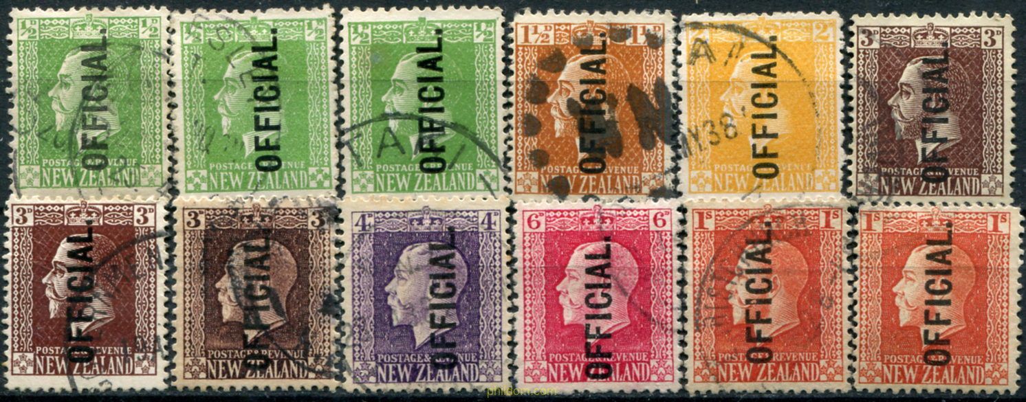 SELLOS DE 1915-22 SOBRECARGADOS