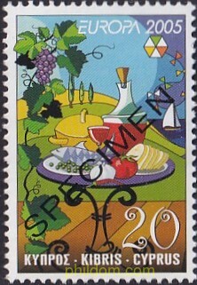 EUROPA CEPT 2005 - GASTRONOMIA