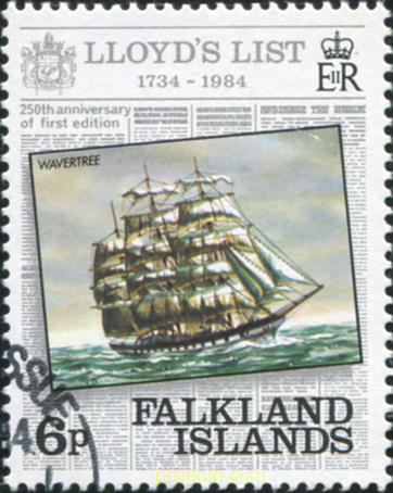250 ANIVERSARIO DE LA PRIMERA EDICION DE LA "LISTA DE LLOYD"