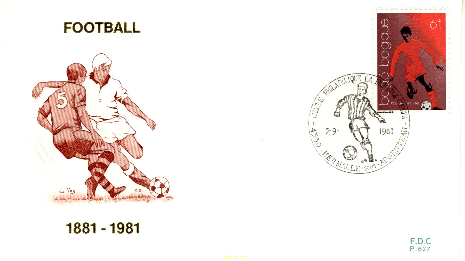 CENTENARIO DEL FUTBOL BELGA