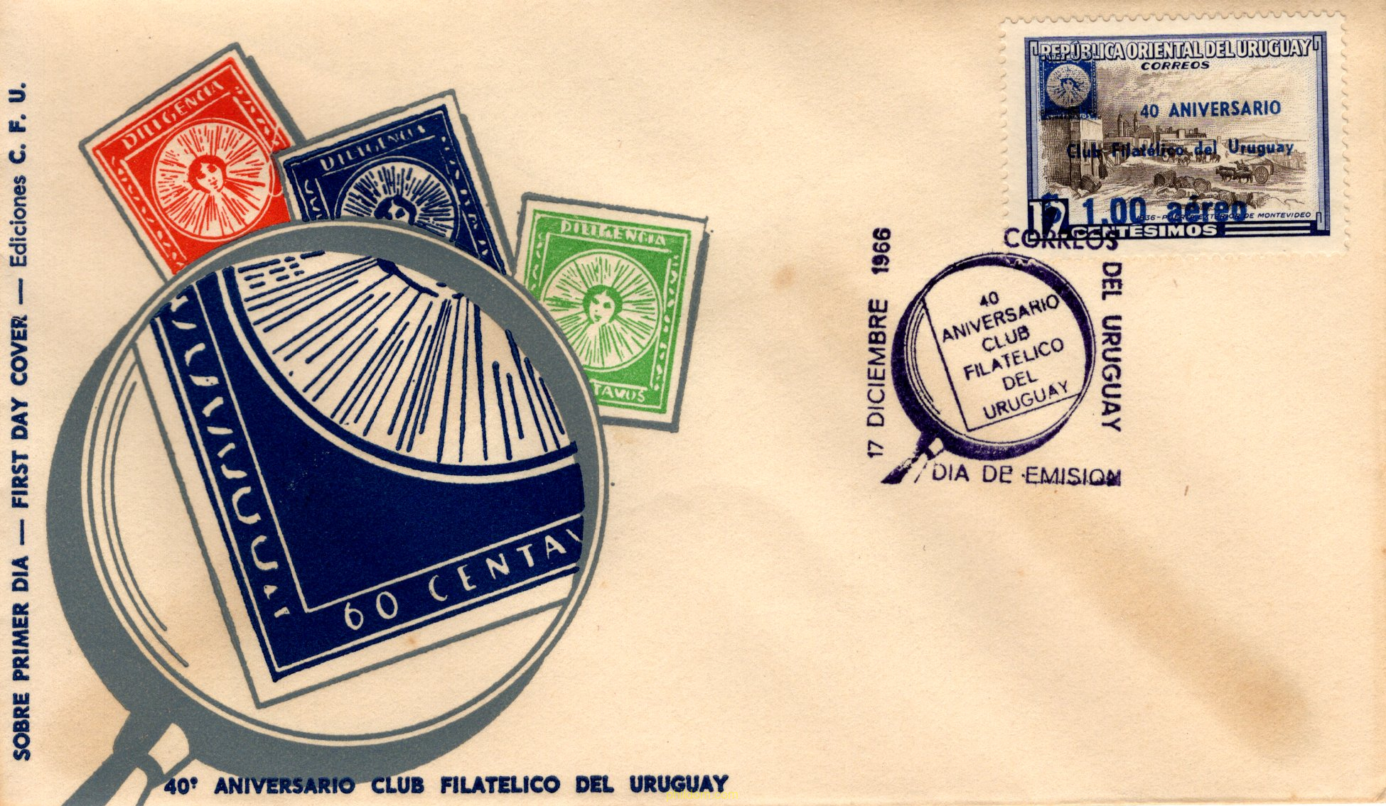 40 ANIVERSARIO DEL CLUB FILATELICO