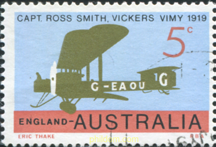 50 ANIVERSARIO DEL PRIMER VUELO ENTRE INGLATERRA Y AUSTRALIA
