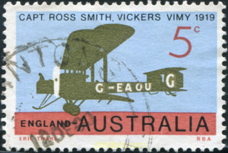 50 ANIVERSARIO DEL PRIMER VUELO ENTRE INGLATERRA Y AUSTRALIA