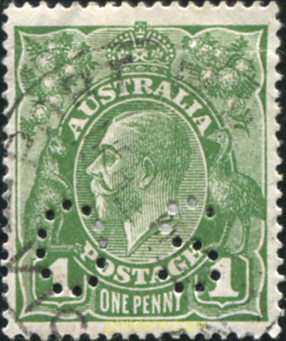 SELLOS DE 1923-24 PERFORADOS