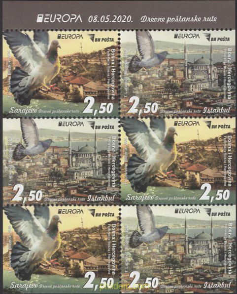 EUROPA CEPT 2020 - ANTIGUAS RUTAS POSTALES