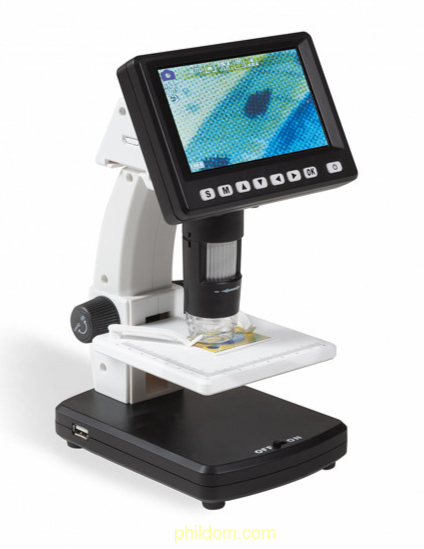 Microscopio digital lcd 5/200x con leds leuchtturm Leuchtturm