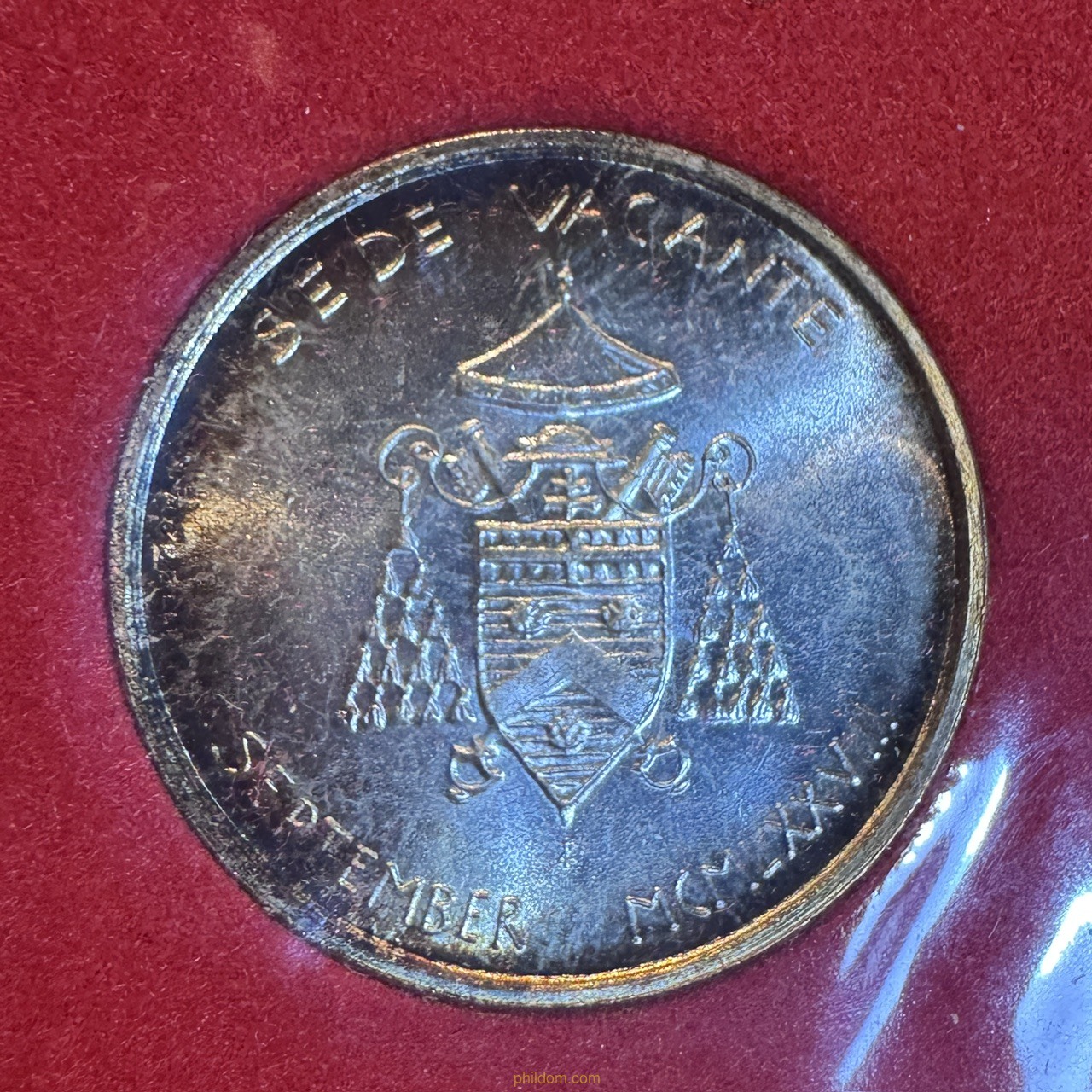 CARTERA OFICIAL 1978. SEDE VACANTE MCMLXXVIII SEPTEMBER