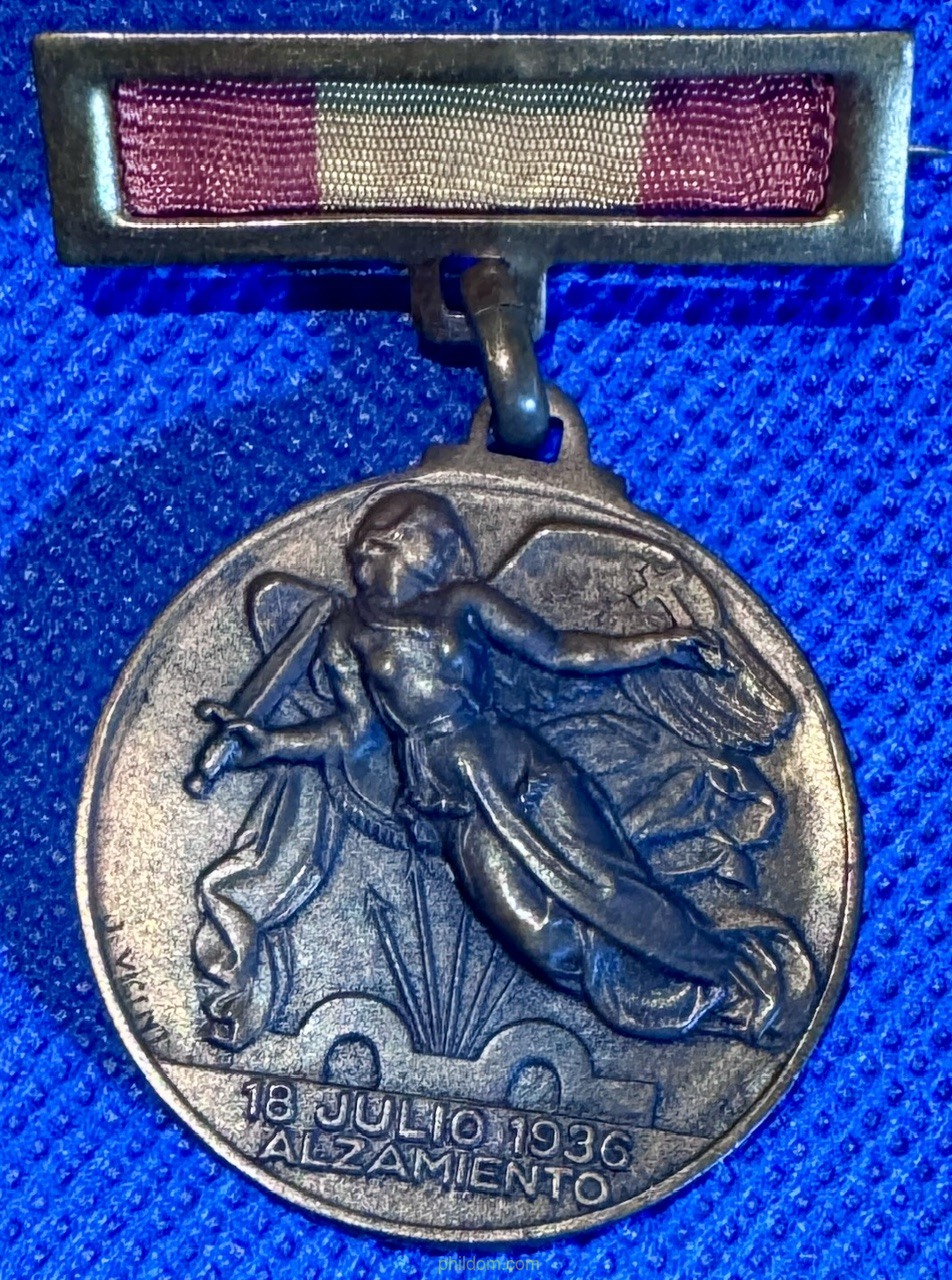 MEDALLA DEL ALZAMIENTO MILITAR 18 DE JULIO DE 1936