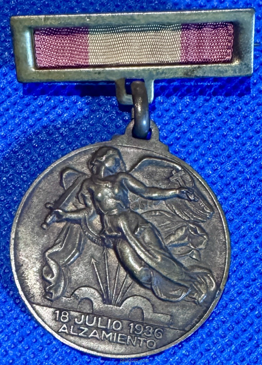 MEDALLA DEL ALZAMIENTO MILITAR 18 DE JULIO DE 1936