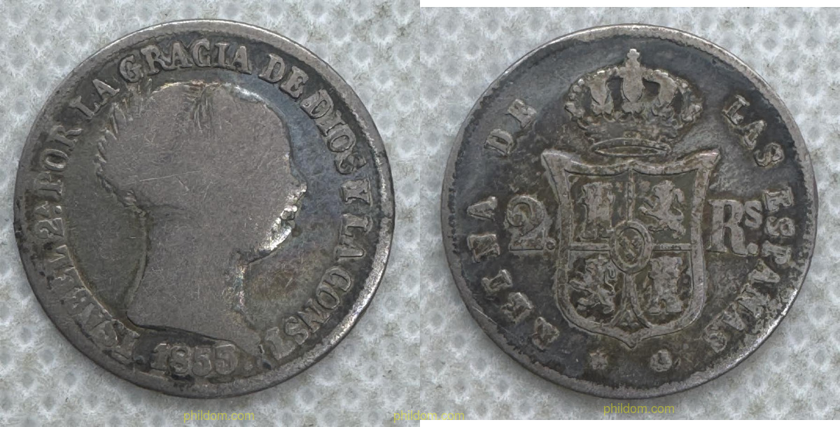 ISABEL II - 2 reales 1855